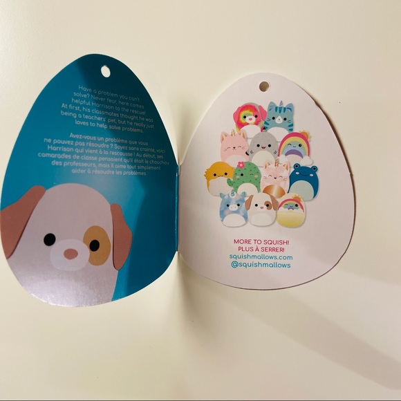 Harrison Fuzzy Belly Dog Squishmallow Clip - Picture 4 of 10